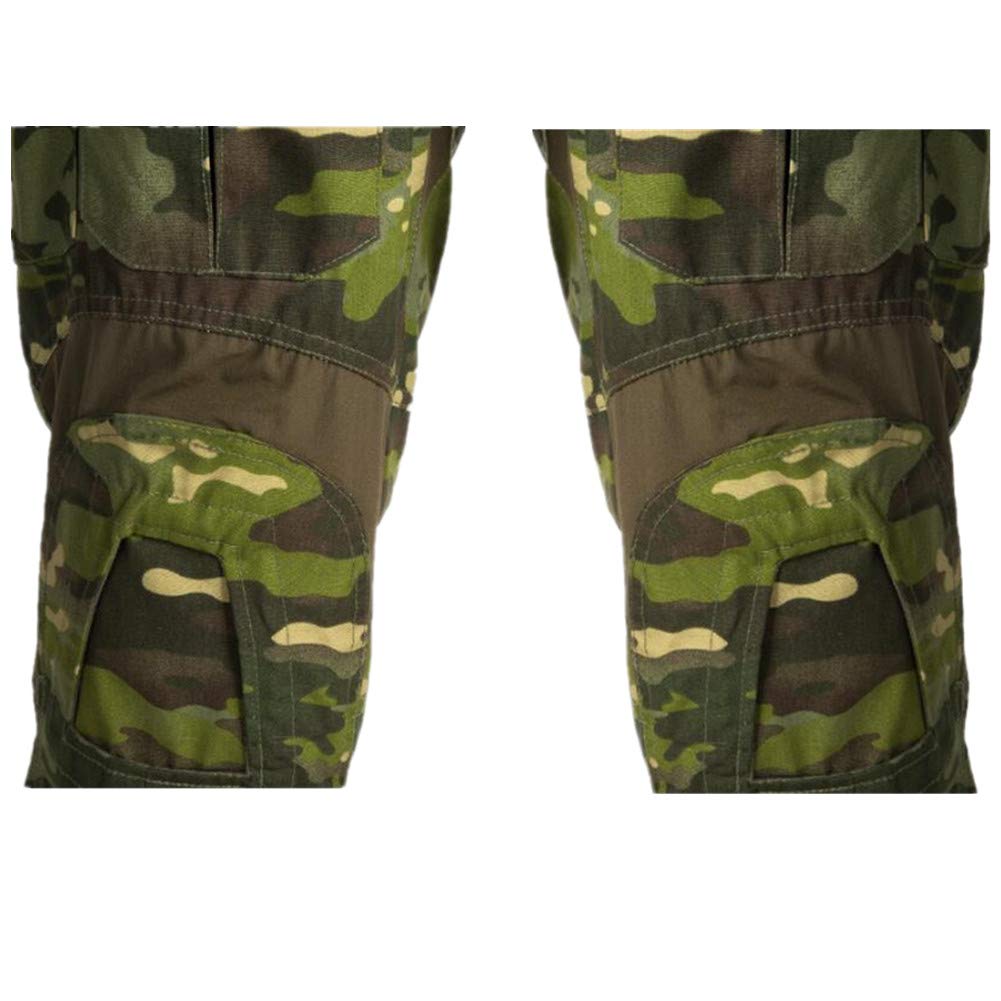 Ropa airsoft pantalones tacticos militares Camiseta Caza Paintball Disparo BDU Hombre Camisas y Pantalones multibolsillos Uniform