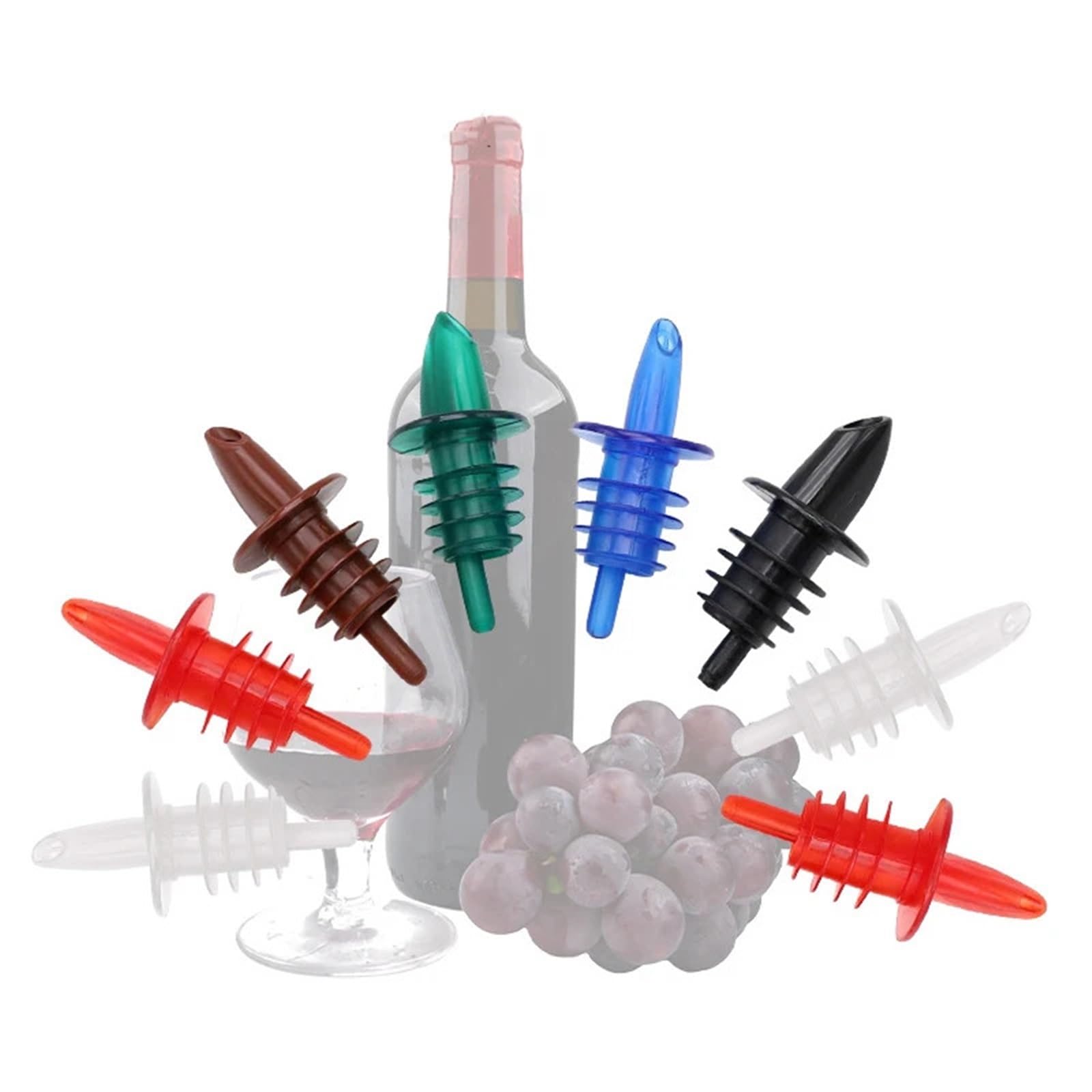 Bec verseur bouteille alcool anti goutte lot de 100 pour éviter le gaspillage de vin