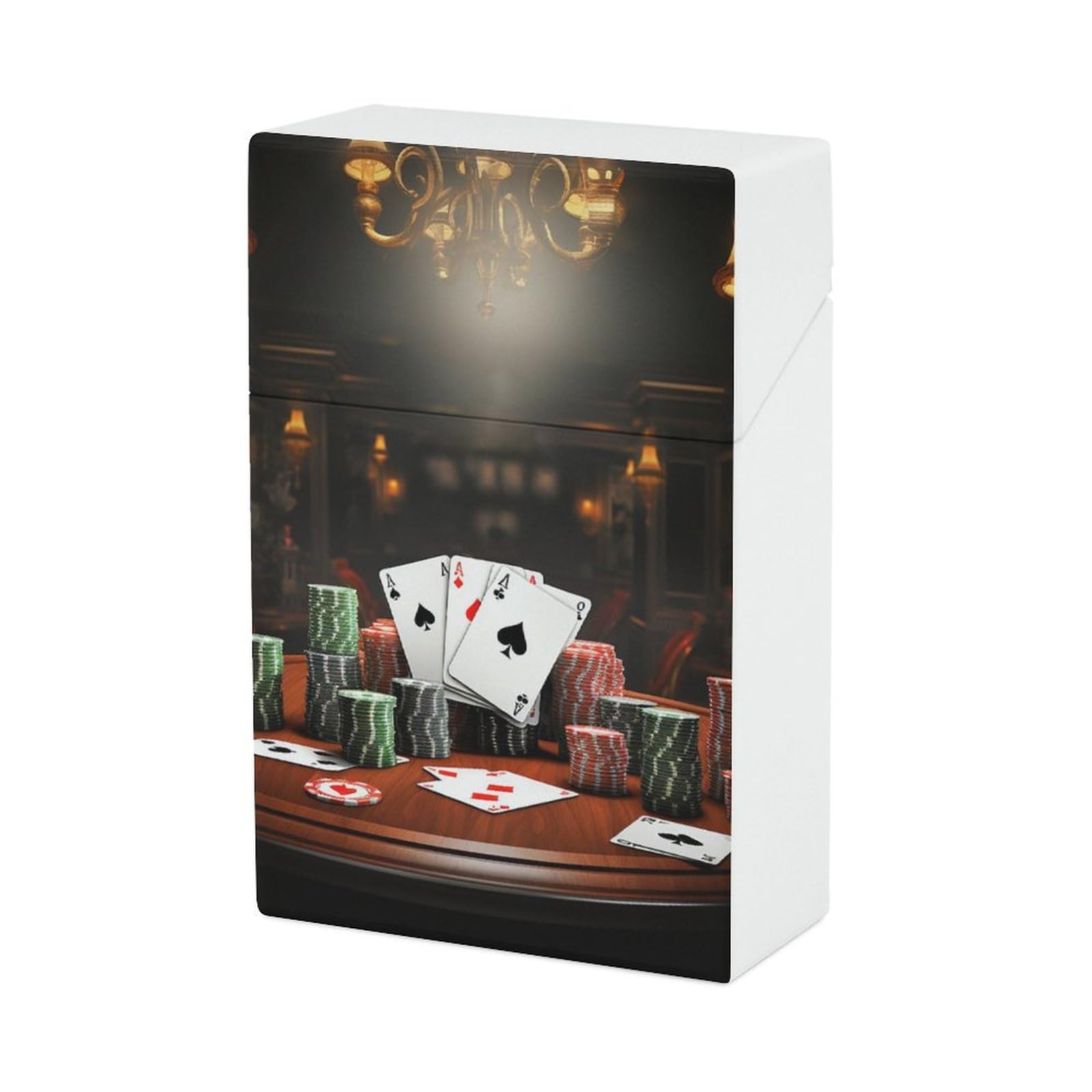 Amazon.com: Poker Tournament Cigarette Case Waterproof Plastic Cigarette Box  Vintage Cigarette Cases for Men Women Small Funny Cigarette Holder for  Regular 85mm King Size 20 Capacity : Health & Household