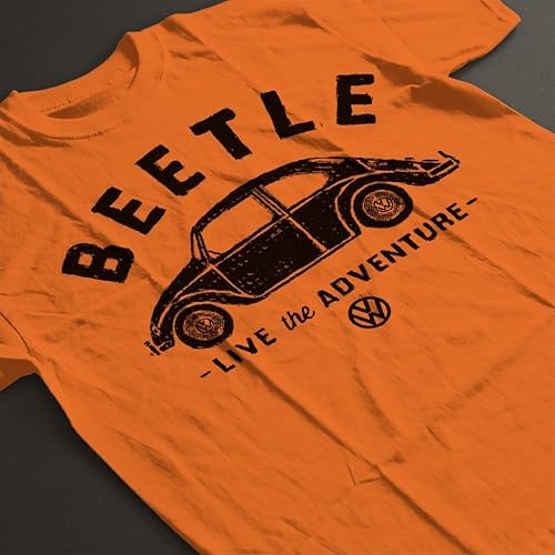 Miniatura 9 de Volkswagen Beetle Black Live The Adventure - Camiseta para hombre