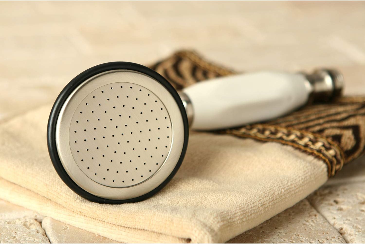 Exсluѕіvе Kingston Brass ABT1020-8 Vintage Hand Shower Head, Brushed Nickel