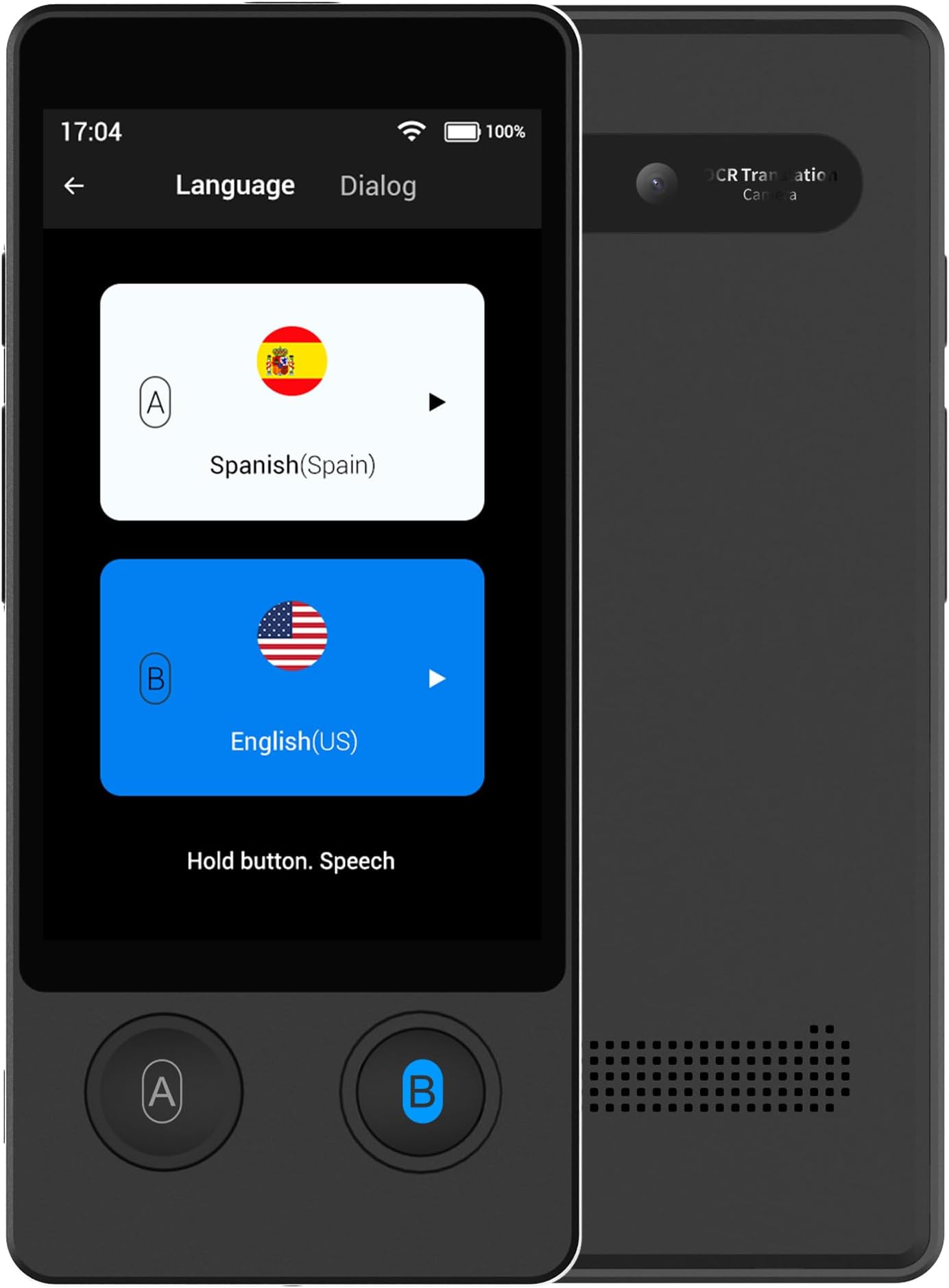 Winonela V12 Language Translator Device No WiFi Needed, AI Voice Translator for All