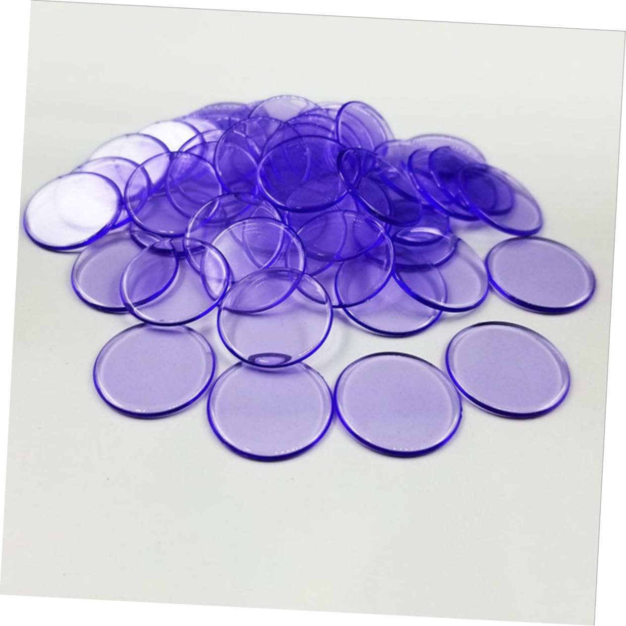 HOOTNEE 100pcs Bingo Chip Game Pieces Plastic Bingo Chips Party Decorations Board Game Tokens