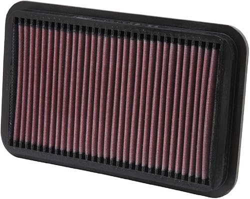 K&N Filtro de aire del motor reutilizable, limpia cada 75,000 millas, lavable, Filtro de aire de repuesto para automóvil Compatible 1987-2007 disponible en Yaxa Peru