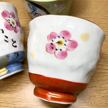 【未使用】　◆ 夕立窯 ◆　うさぎスープカップ　5客揃え　スプーン付き Amazon | 夕立窯 うさぎ 湯呑 3客 いいこといっぱい カップ 小鉢