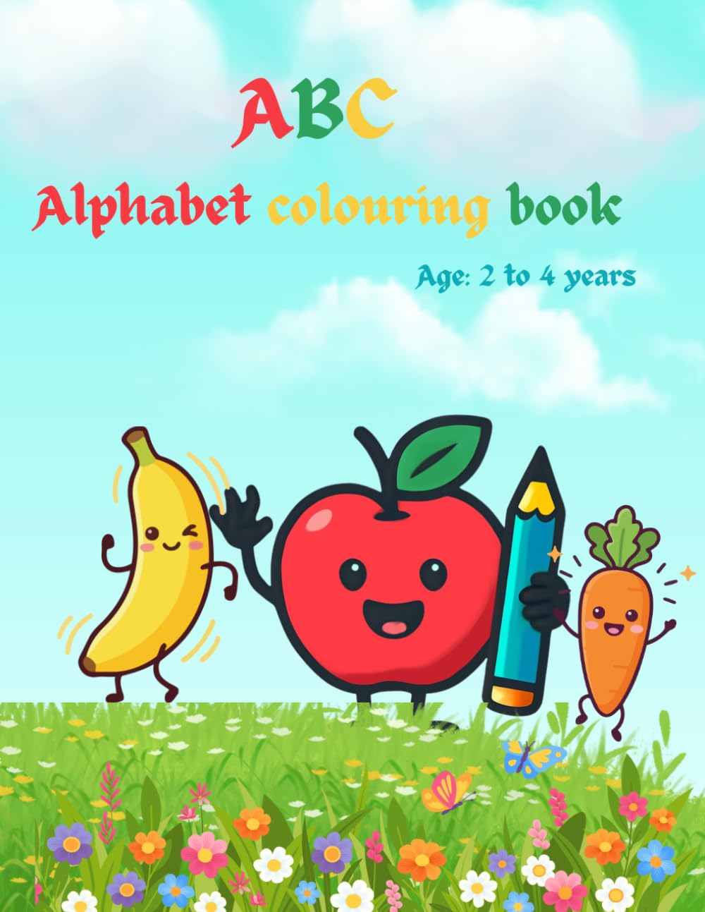 ABC Alphabet Colouring Book