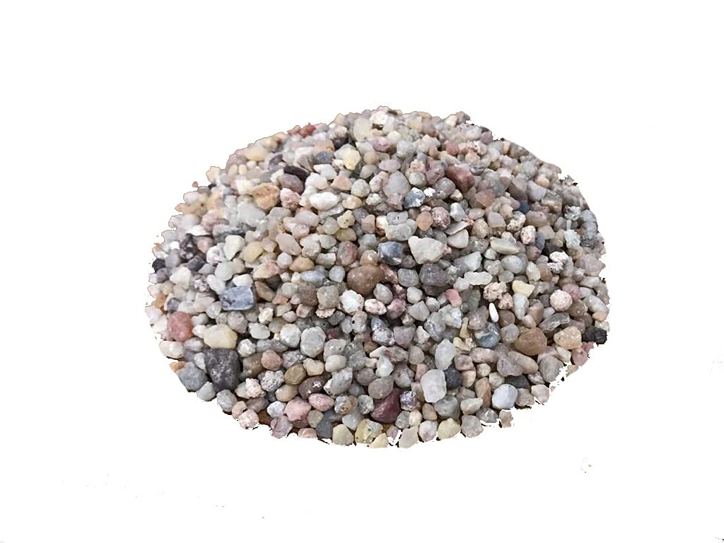 Aqua Wash® - Silica Asia’s™ Aquarium Gravel Sand, Coarser Size Sand, River Pebbles for Gardening Decor Gravel, Beach Indoor, Succulent, Aquarium, Fun & Play, Crafting, 400gm (4-8 mm)