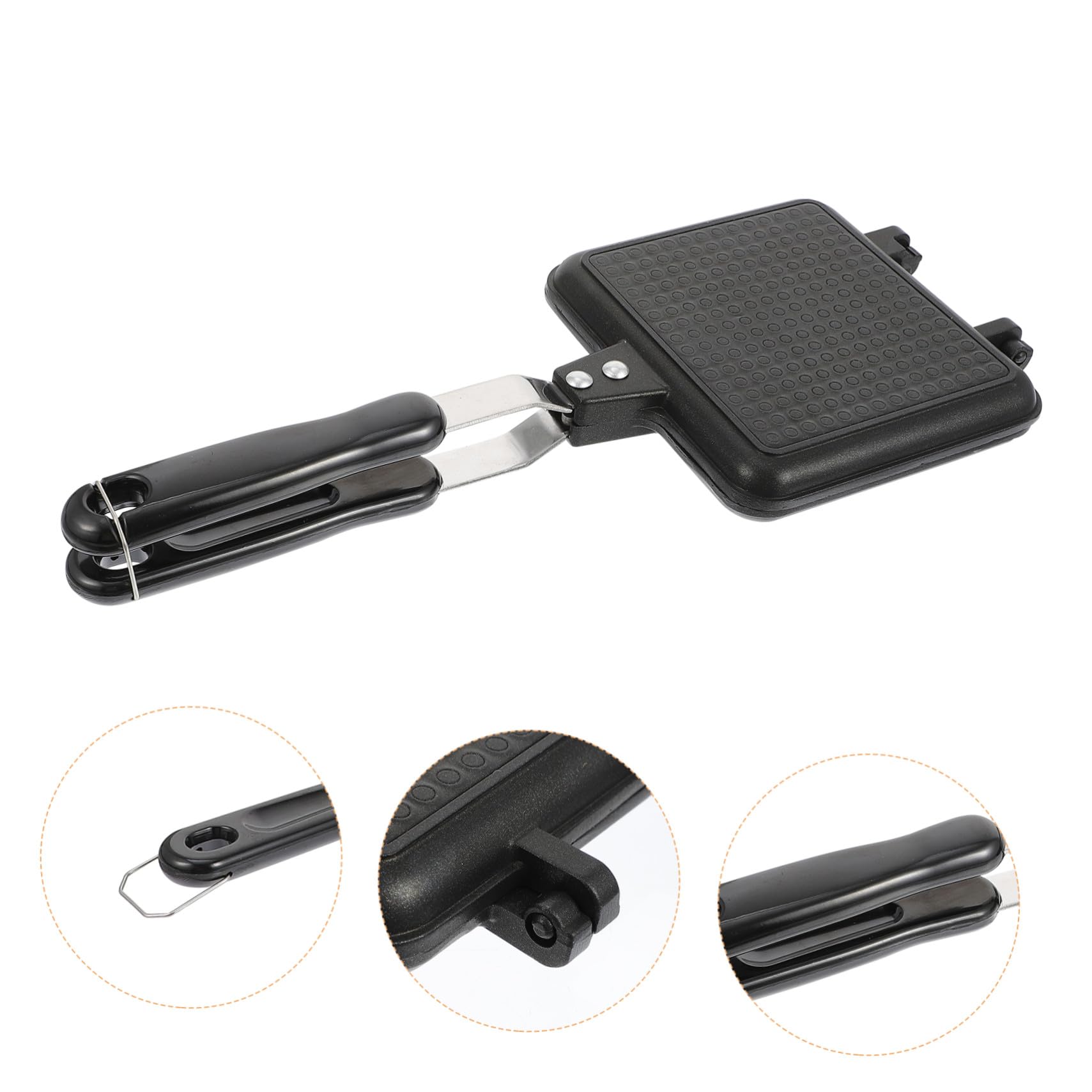 Toyvian Bandeja de Horno Extraíble Sartén Antiadherente Sartén de Doble Cara Pan Utensilios de Cocina para Hacer Sándwiches el Horno