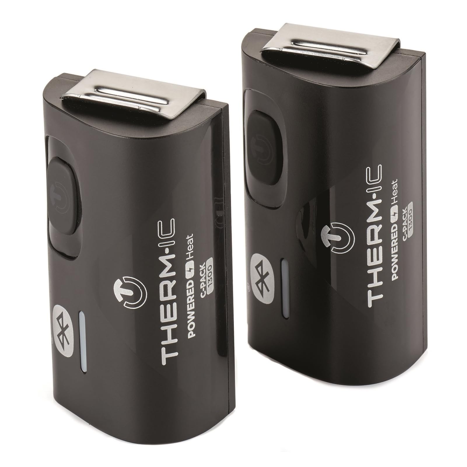 Thermic - Pack de Suelas calefactoras + baterías C Pack 1300 Bluetooth, Color Negro
