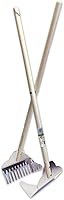 Gnawsome Spotty Scissor Pooper Scooper with Rake & Tray - Lightweight Aluminum Dog Waste Picker, 32.75" Long Handle No-Bend Cleanup