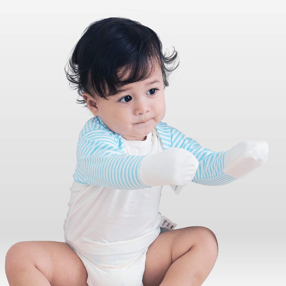 EDENSWEAR Mangas de manopla con infusión de zinc para niños con eccema