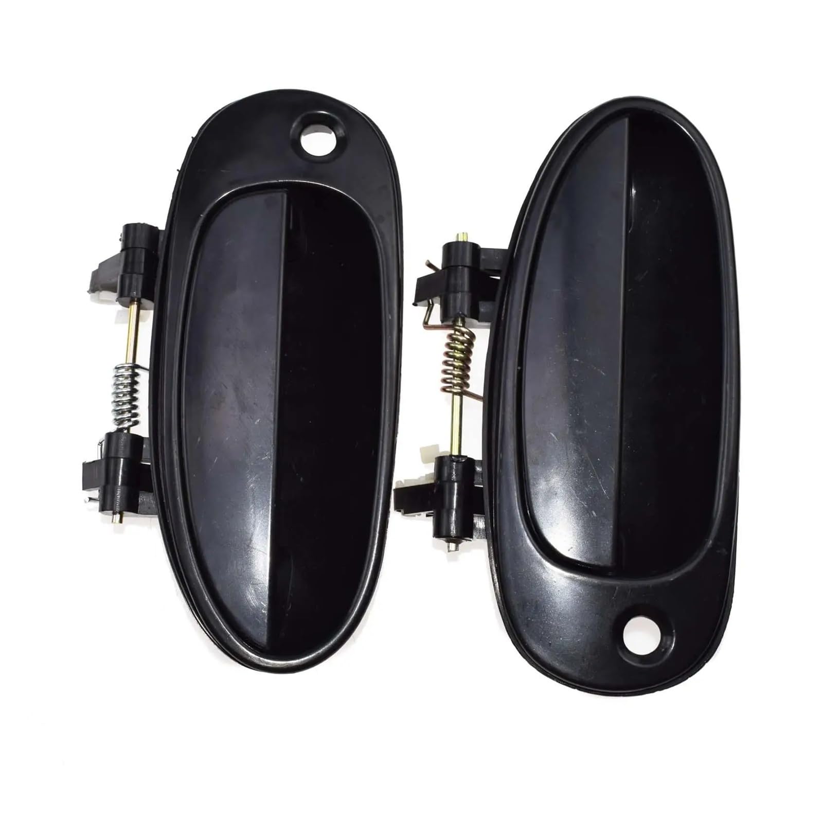 BYSKJZ Car Outer Door Handle Replacement for Kia for Sephia 1998 1999 2000 2001 for Spectra Black Outside Door Handle Front Rear Left Right 0K2A1-59410 0K2A1-58410(Left Right Pair)