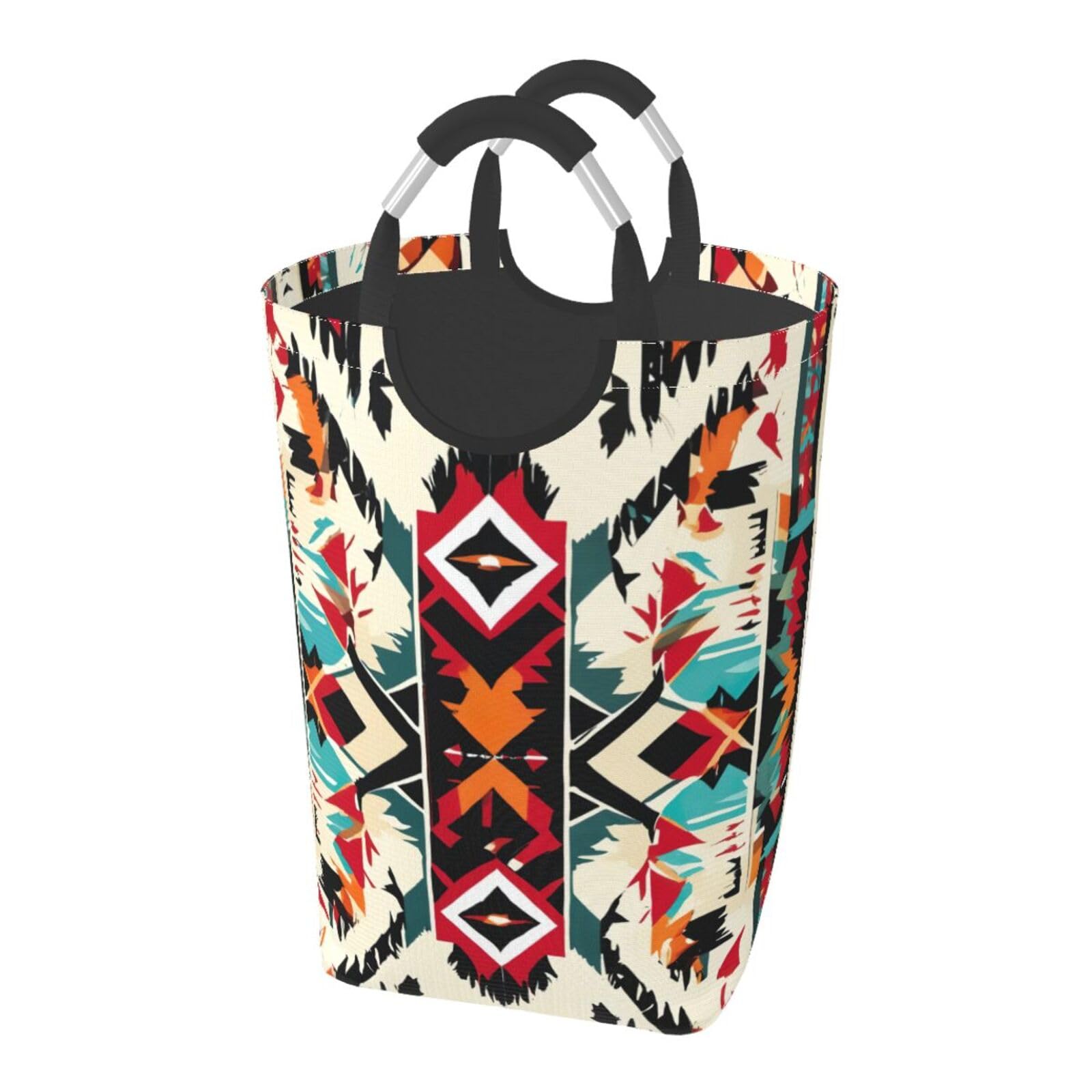 Panier à linge pliable 50L en tissu Oxford amérindien pour chambre