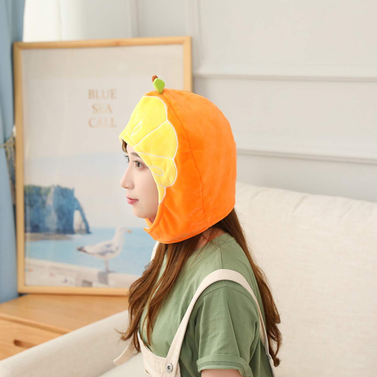 Amazon.co.jp: Edostree 橙 かぶりもの 橙キャップ ミカン