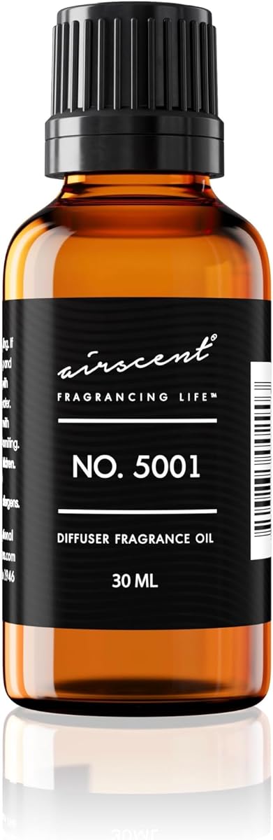 AirScent Bac. Rouge Inspired Diffuser Oil - Perfume Dupe - Premium Fragrance Oil No. 5001 for Ultrasonic and Waterless Diffusers and Crafting - 30 mL, 1 fl oz Glass Dropper Bottle