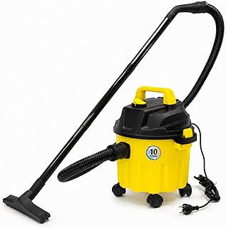 KOMBO – Aspirador de Sólidos y Líquidos 3 en 1 con Función Sopladora, Motor 1000W, Depósito 10 litros, Filtro Lavable – Aspiradora Multiuso para Casa, Garaje y Taller