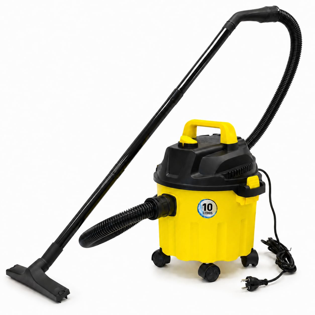 KOMBO – Aspirador de Sólidos y Líquidos 3 en 1 con Función Sopladora, Motor 1000W, Depósito 10 litros, Filtro Lavable – Aspiradora Multiuso para Casa, Garaje y Taller