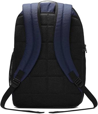 Nike Brasilia Backpack M Midnight Navy x Black x White BA5954-410 H 46cm W 31cm D 18cm