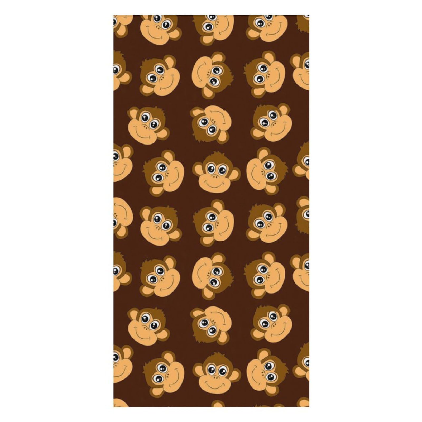 LWORZIIB Beach Towel, Monkey Pattern Bath Towel, Pool Towel Great for Gym Swimming 80 X 160cm