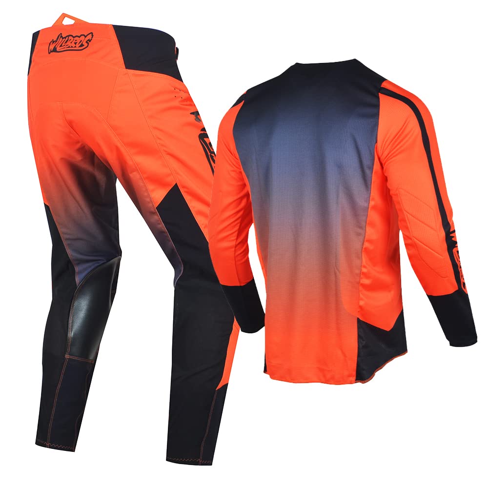 Pantalones de Jersey Camiseta de Motocross Traje Hombre MX Dirt Bike Montar Adultos