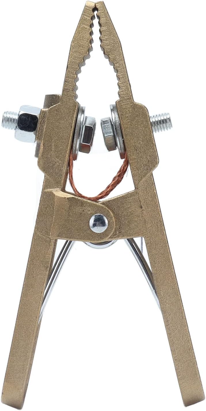 GROUND CLAMP 600A BRASS EARTH HIGH STRENGTH A SHAPE WELDING CUTTING SUPPORTING FOR WORKSHOP