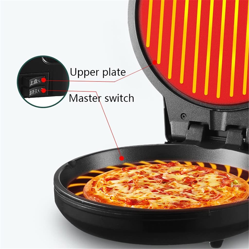 220V Household Side Heating Electric Skillet Frying Pan Crepe Pancake Maker Automatic Pizza Pie Machine BBQ Tool