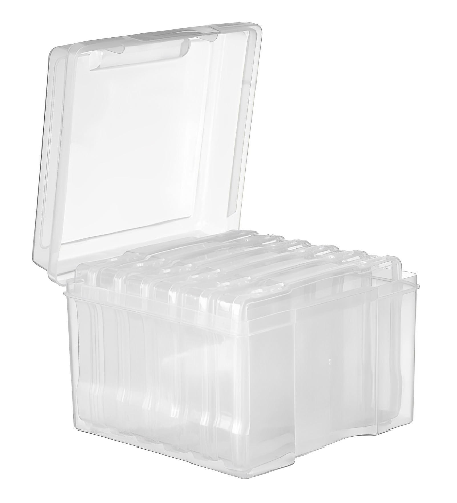 Unibos | Photo Case | Photo Storage Box & Crafts Organiser | Photo Organizer Cases & Containers | Protects Photos | Keep Precious Memories Safe | Transparent | Photo Case 5" x 7"