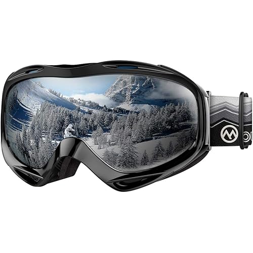 OutdoorMaster Ski Goggles OTG - Over Glasses Ski/Snowboard Goggles for Men, Women & Youth - 100% UV Protection