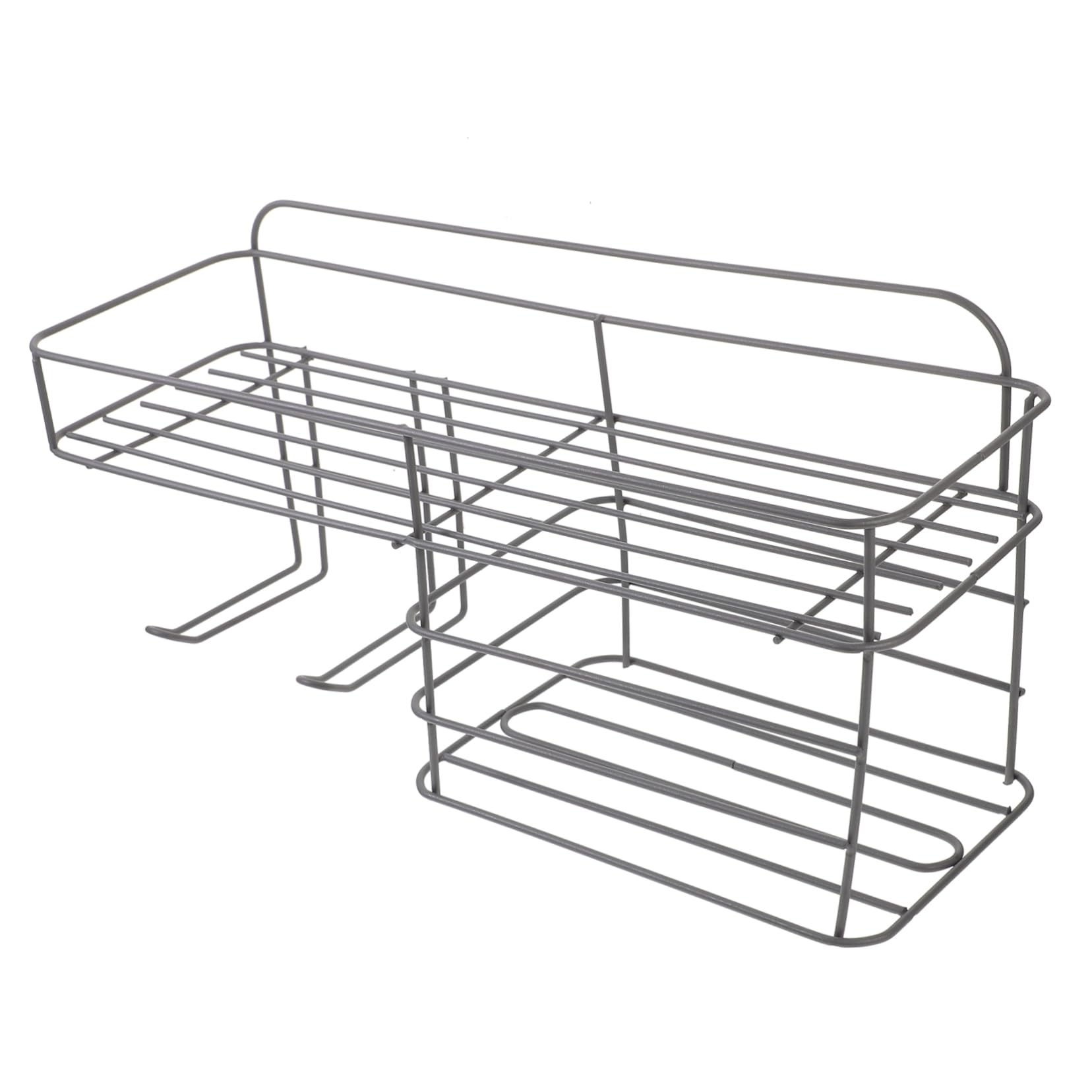 Happyyami Hair Dryer Holder Wall Mounted Versatile Hair Tool Organizer for Curling Irons and Accessories Space Saving Design Easy Installation for Bathroom Wall Storage