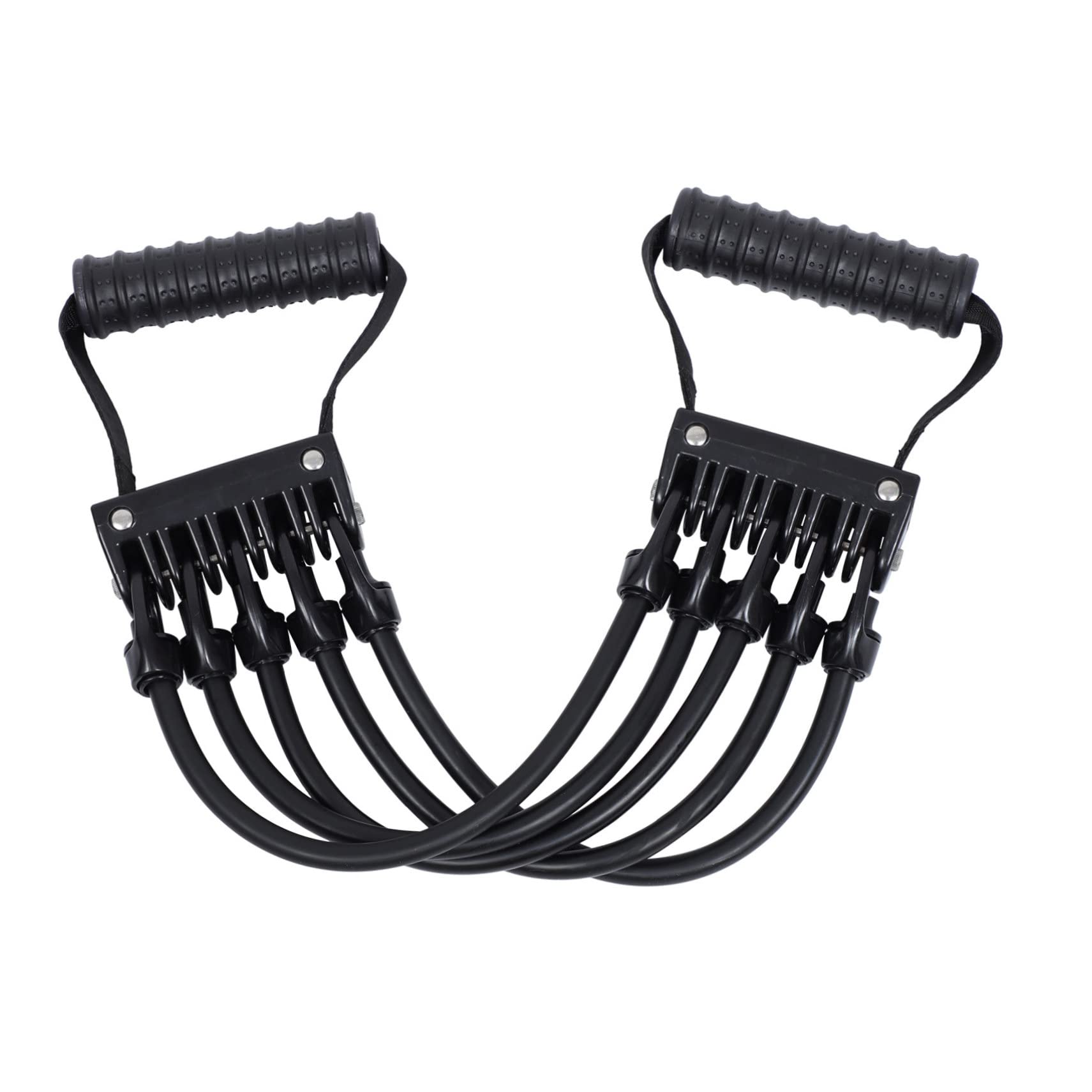 Chest Expander 1pezzo Banda Resistenza Fitness Casa Nero | Lattice e Plastico, Esercizio Professionale Super Elasticità, per Allenamento e Training Supply