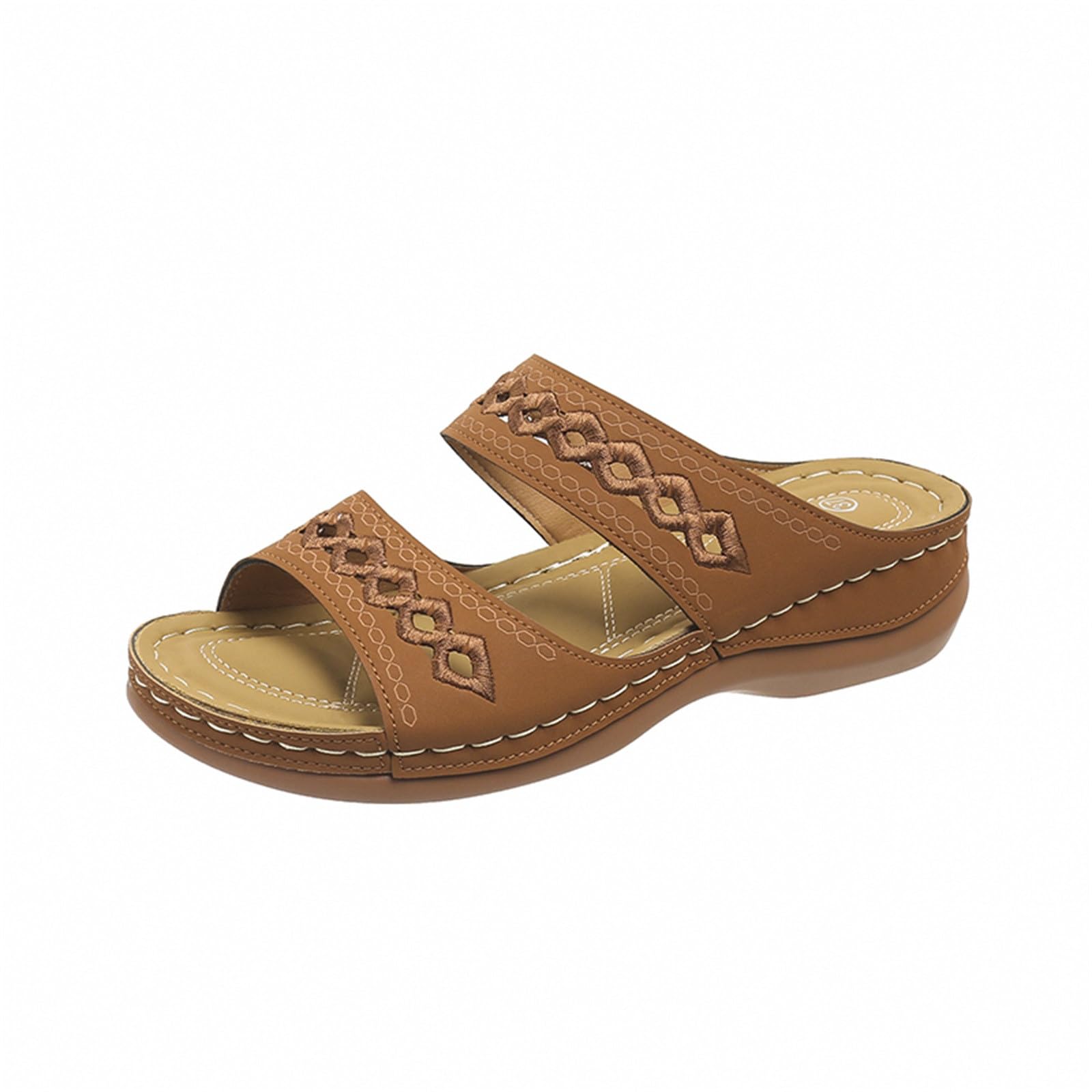 Sandalias de mujer Schiava bajas - Zapatillas de verano perforadas a la