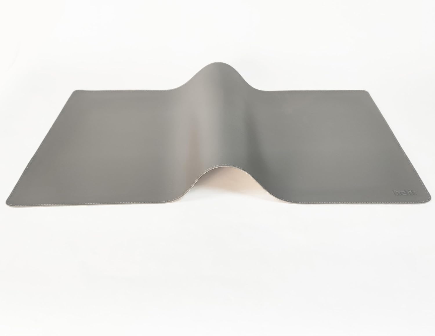 helit H2525082 - Desk Mat, The Flat Mat, Grey, 600 x 350 mm, Pack of 1, Gray