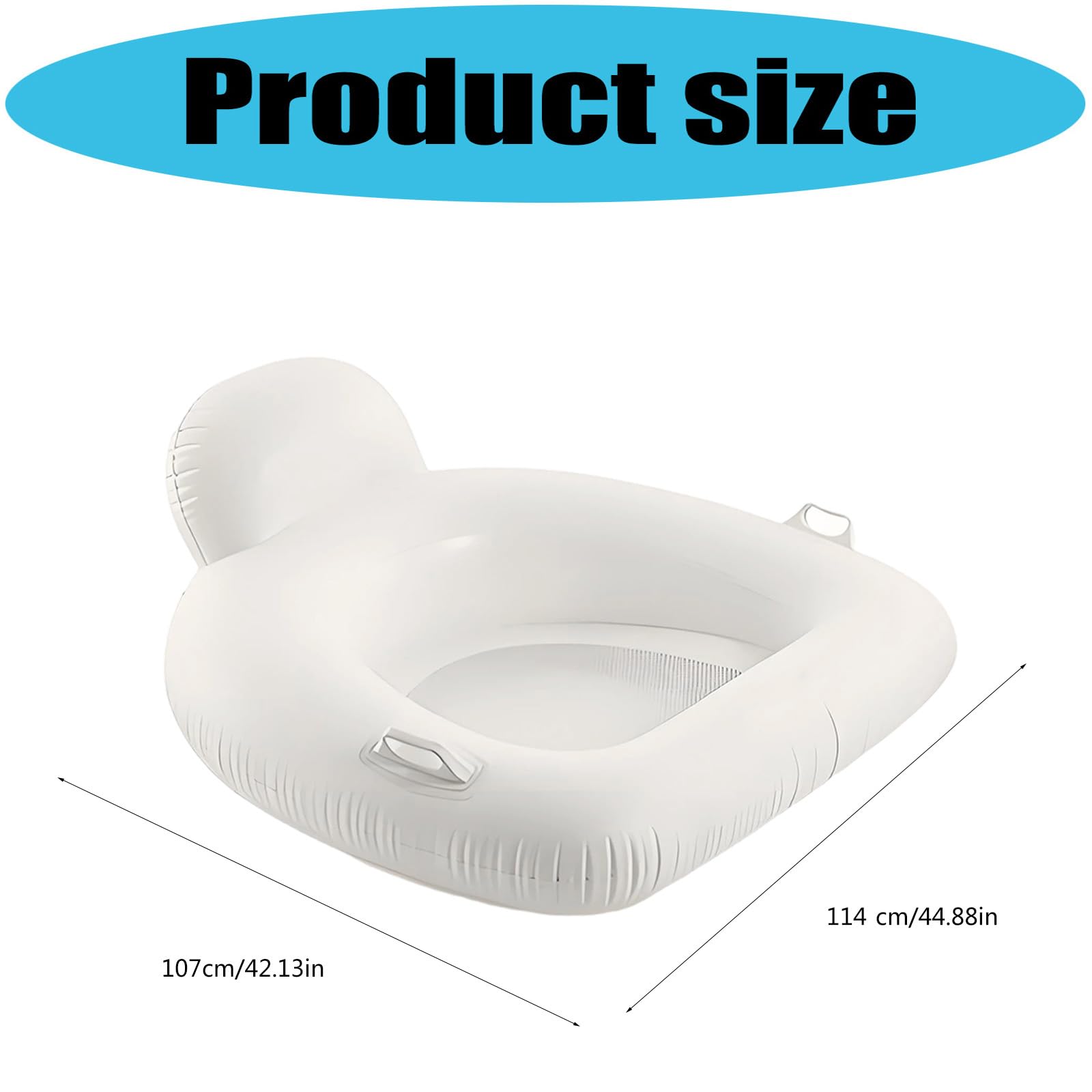 Flotteur de piscine pour adultes - Hamac de piscine - Chaise flottante - Hamac gonflable - Matelas de natation - Chaise longue