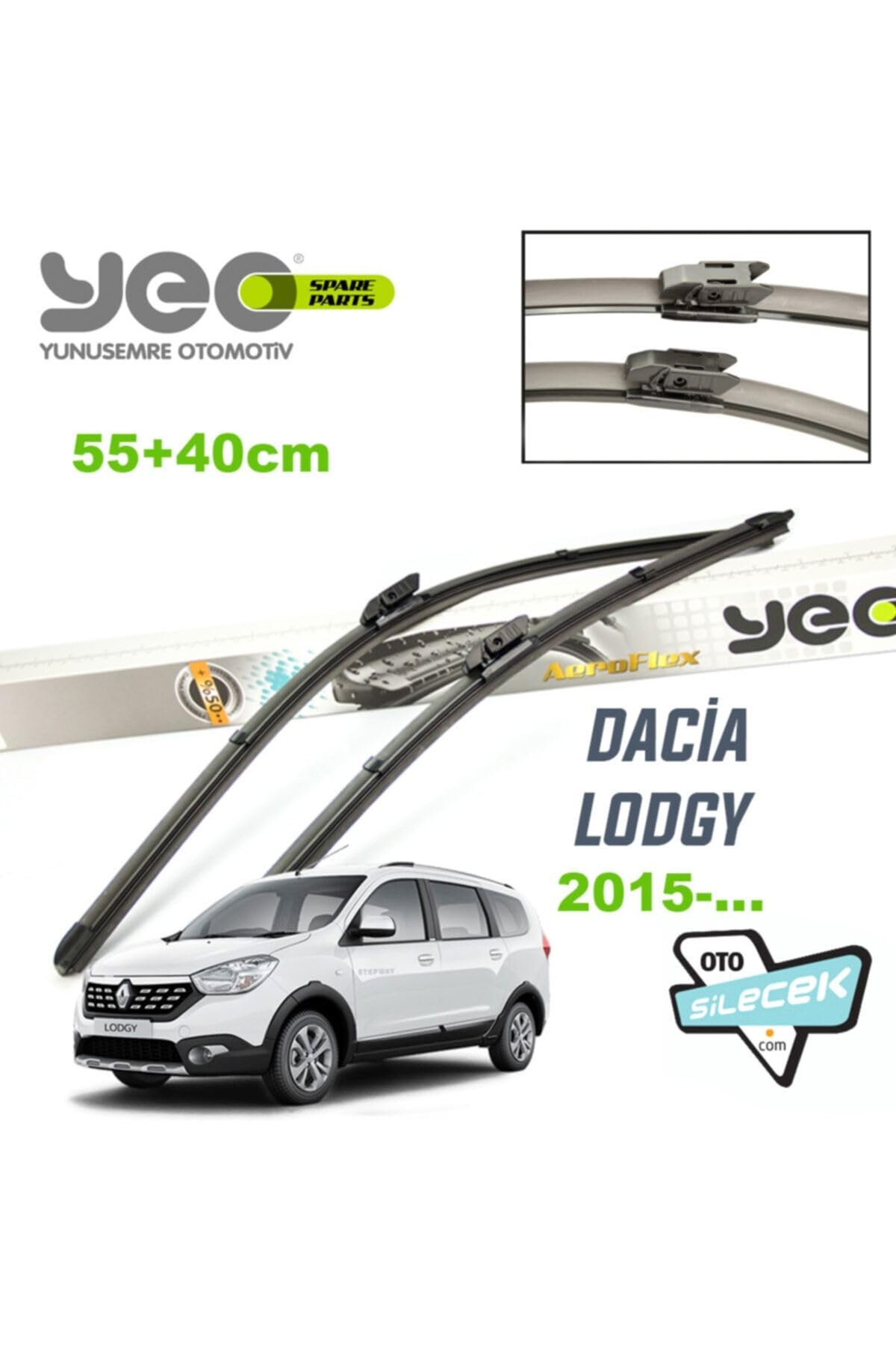 Yeo Dacia Lodgy ile Uyumlu Silecek Takımı 2015-..