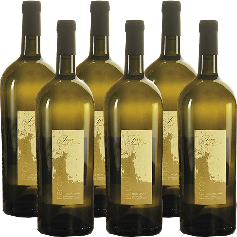 Vino Bianco Pecorino Terre di Chieti Igp | Cantine Tollo | Abruzzo | 6 Bottiglie 75Cl | Idea Regalo