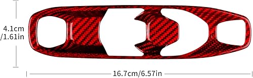 Miniatura 2 de JUPIZEUS Cubierta de panel de palanca de cambios de automóvil, para marco de consola central C8, decoración para Chevrolet Corvette C8 2020 2021