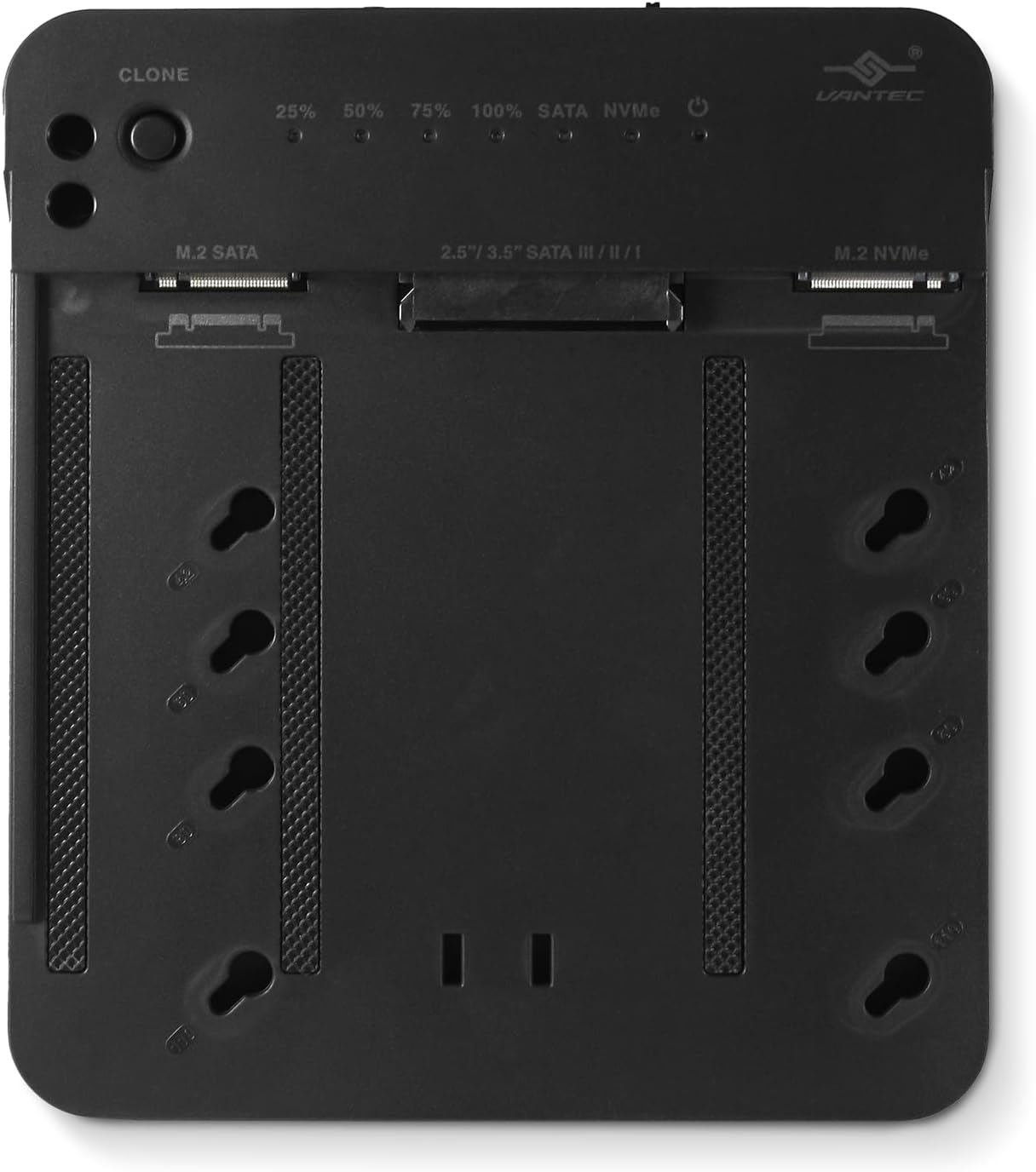 Vantec Multi-Function Storage Adapter with Clone, for M.2 NVMe, SATA, SSD, HDD, 2.5", 3.5" SATA (CB-M2SAT-U3)