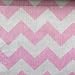 Big Chevron Pink Poly Cotton 60 Inch Fabric By the Yard (F.E.)