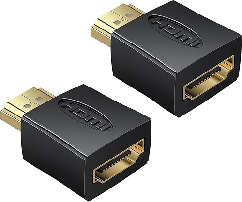 NEWCARE Protector de sobretensiones HDMI, mini portátil HDMI 2.0 protector para ESD y protección contra sobretensiones, soporte HDCP 4K 60Hz (2, 4K