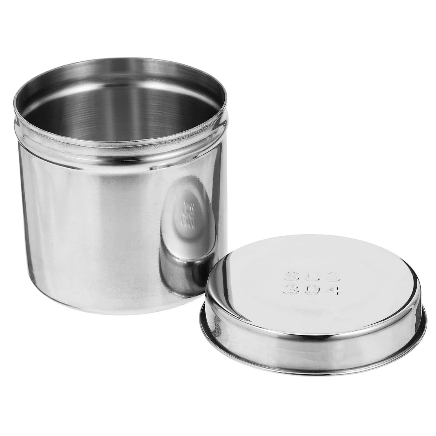 Jars Cotton Ball Holder Stainless Storage Holder Airtight Cotton Ball Container