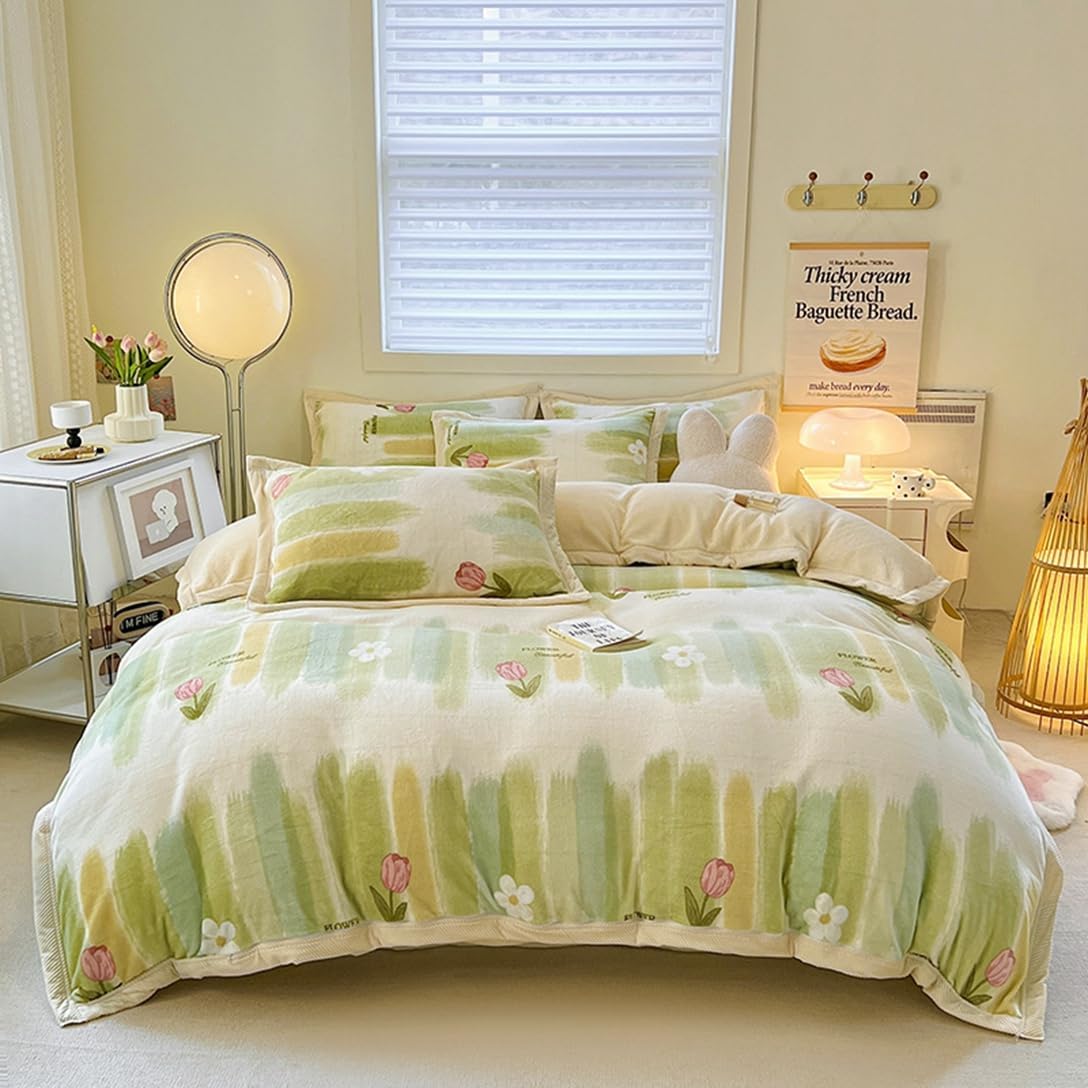 布団カバー あったか 3点セット シングル 寝具カバー マイクロファイバー フランネル 保温 ベッドシーツ 掛け布団カバー 枕カバー