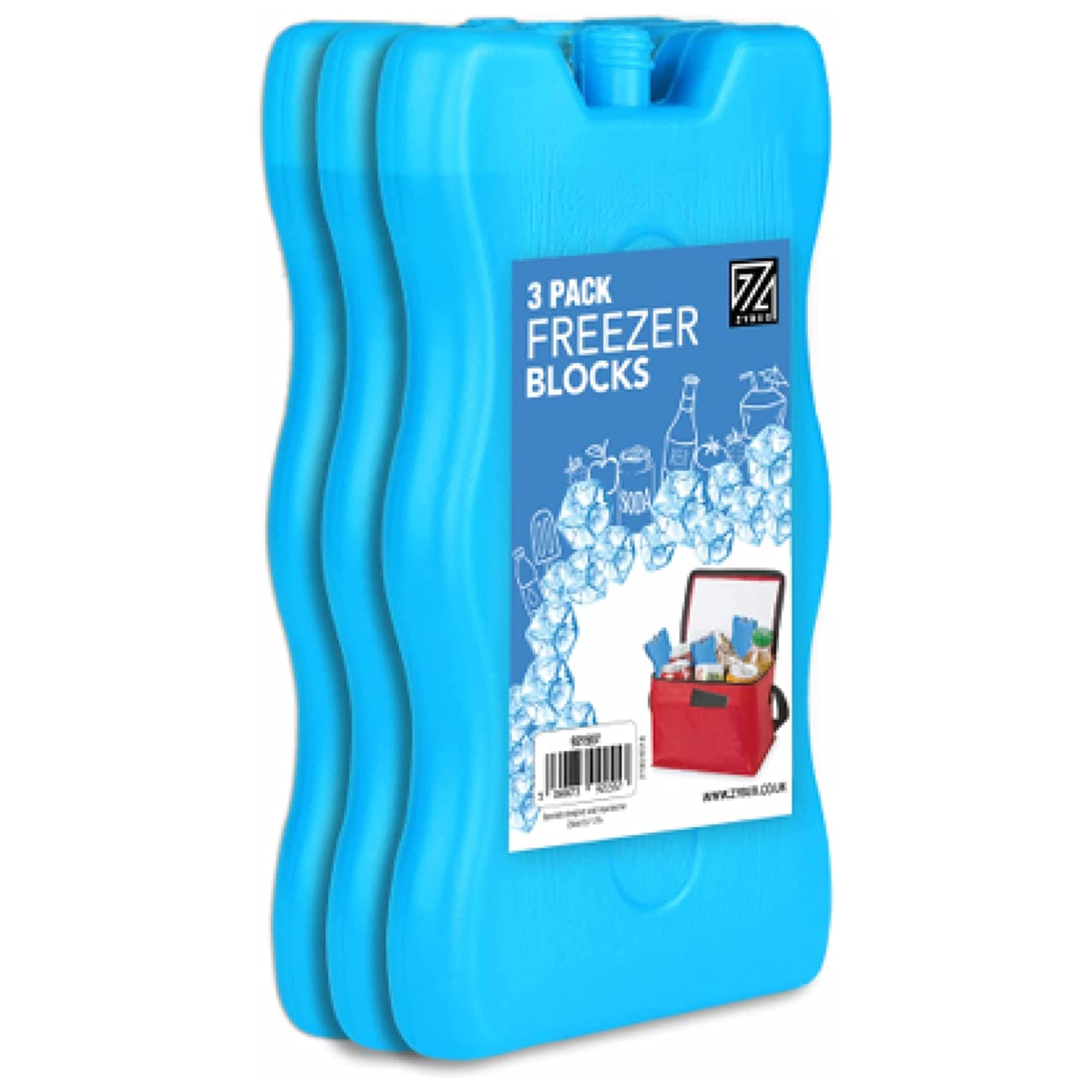 Blue Freezer Blocks Cools & Keeps pots for plantsoods Freshness, Cooler for Outdoor, Picnic Beach Camping, Slim, Sleek Design Reusable, Long Lasting Coolness