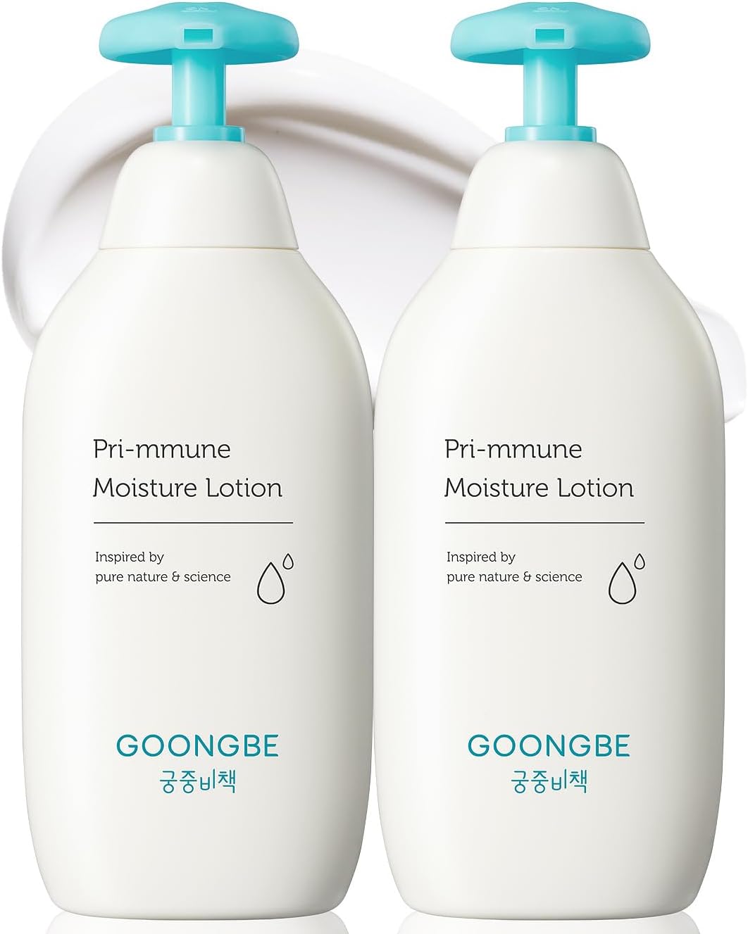 Pri-mmune Moisture Lotion - Korean Baby Body Moisturizer - Hypoallergenic Moisturizing & Calming Daily Skincare for Dry Skin - Fast Absorbing, Non-Greasy Lotion, 11.8 oz. 2 Pack