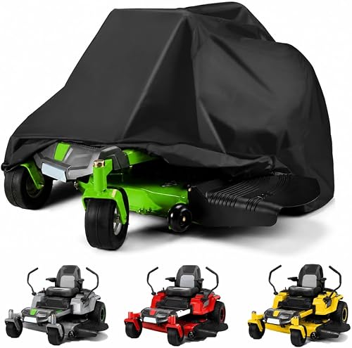 Heavy Duty Zero Turn Mower Cover for Cub Cadet ZT1 42 2019-Present 42 inch Deck, Premium Outdoor Storage Cover for Zero Turn Lawn Mowers with Secure Buckle Straps