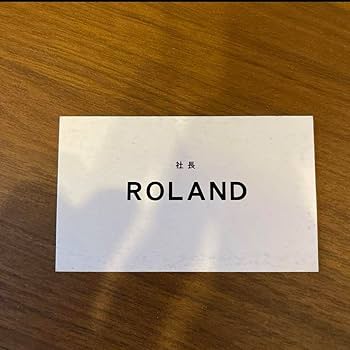 ローランド【THE CLUB】時代 名刺 ローランド【THE CLUB】時代 名刺 - メルカリ