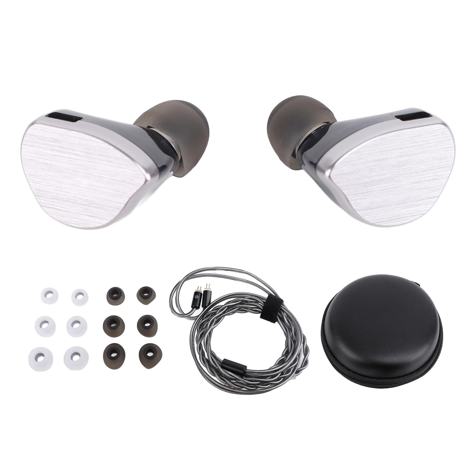 Przewodowe Słuchawki Douszne HiFi Przewodowe Słuchawki Douszne HiFi 12 Mm Dynamiczny Sterownik Folia PET Ustawienia Korektora 0,78 Mm 2-pinowe BQ10 3,5 Bez Mikrofonu (BQ10 3,5 bez