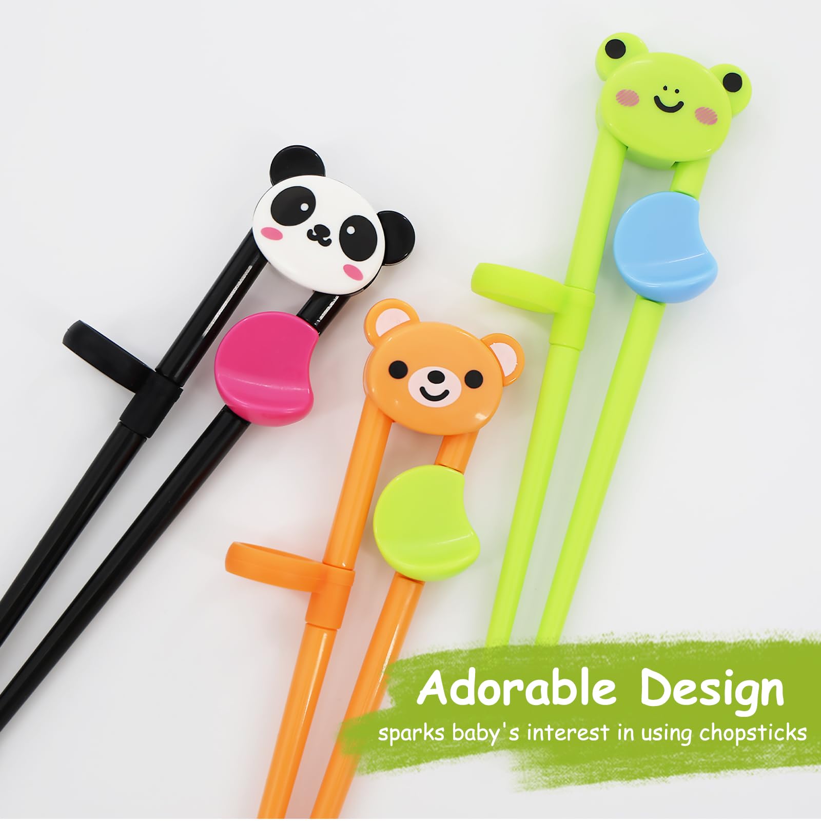 Cute Kids Chopsticks - Learn to Eat! -6 Cute Kids Chopsticks - Learn to Eat! -6