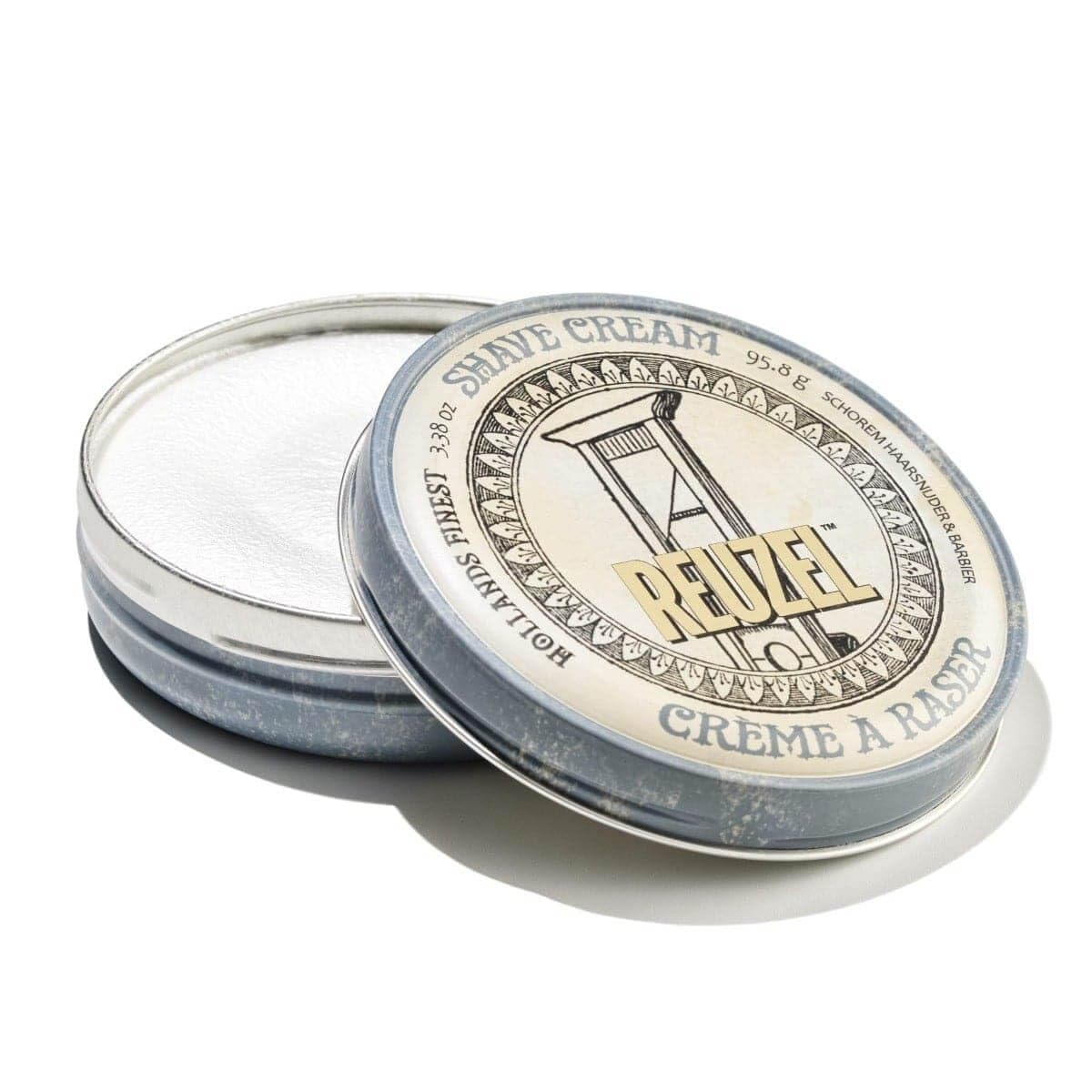 Reuzel Shave Cream - Reduces Cuts and Nicks - Highly Concentrated, Rich and Super-Slick Formula - Closest, Most Comfortable Shave - Reduce Scrapes and Razor Irritation - Vegan Formula - 95.8 g