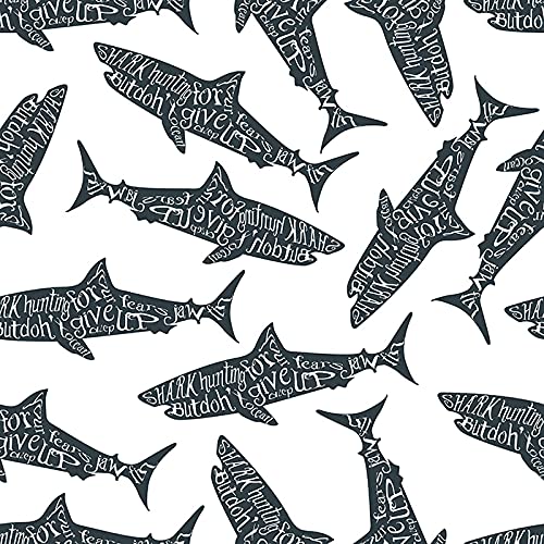 Papier peint requins impression latex Muralo deco meuble chambre lavable - 3