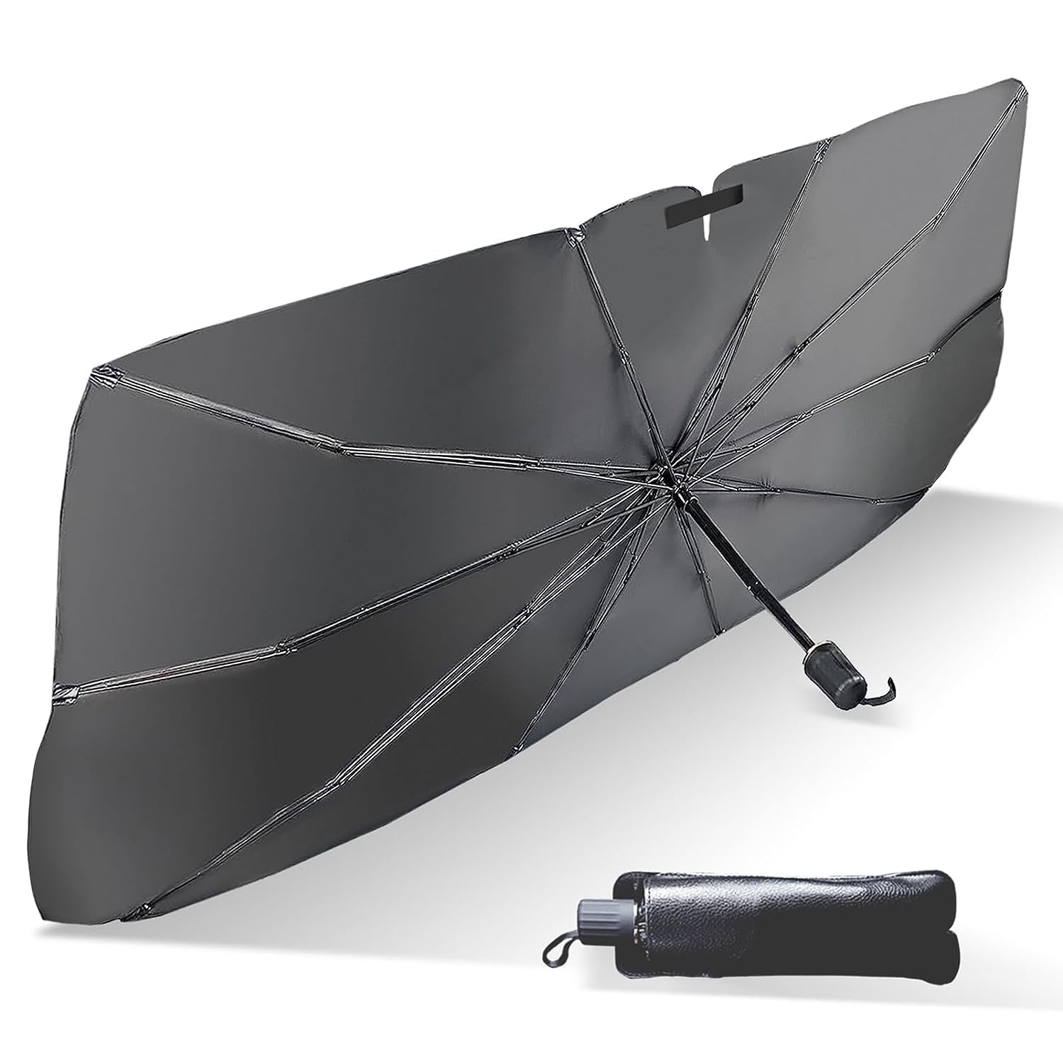 Nanzu Car Sun Shade Windshield Cover | Umbrella Windshield Sun Shade for Car Front Window | Sun Protection & Heat Insulation Foldable Sun Shade-image-26